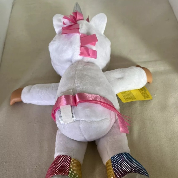 Cabbage Patch Kids Aria Unicorn Cuties White Rainbow 12" Plush Dolls CPK New - Picture 4 of 7